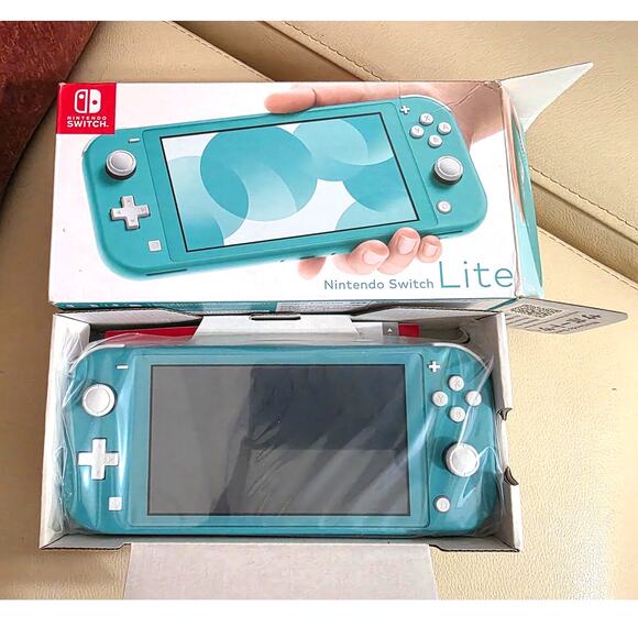 Nintendo Switch Lite Handheld Console Turquoise Japanese Edition Region Free NEW - Picture 3 of 9